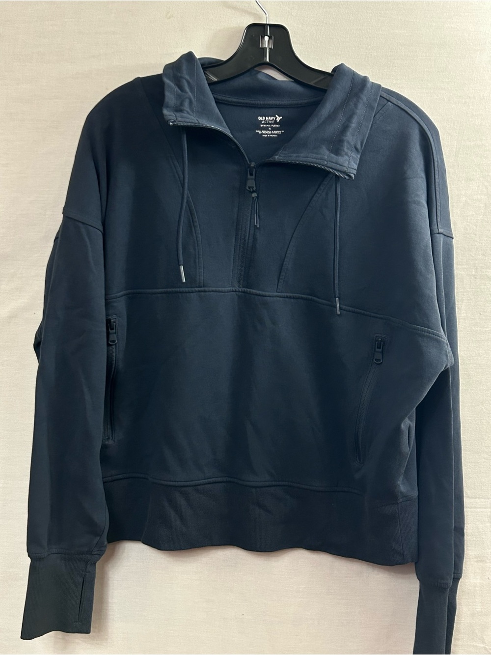 Old Navy Active Dynamic Fleece Quarter Zip  in Black